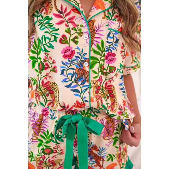 Jess Lea Jungle Oasis Ruffle Pajama Set - Picture 11 of 14